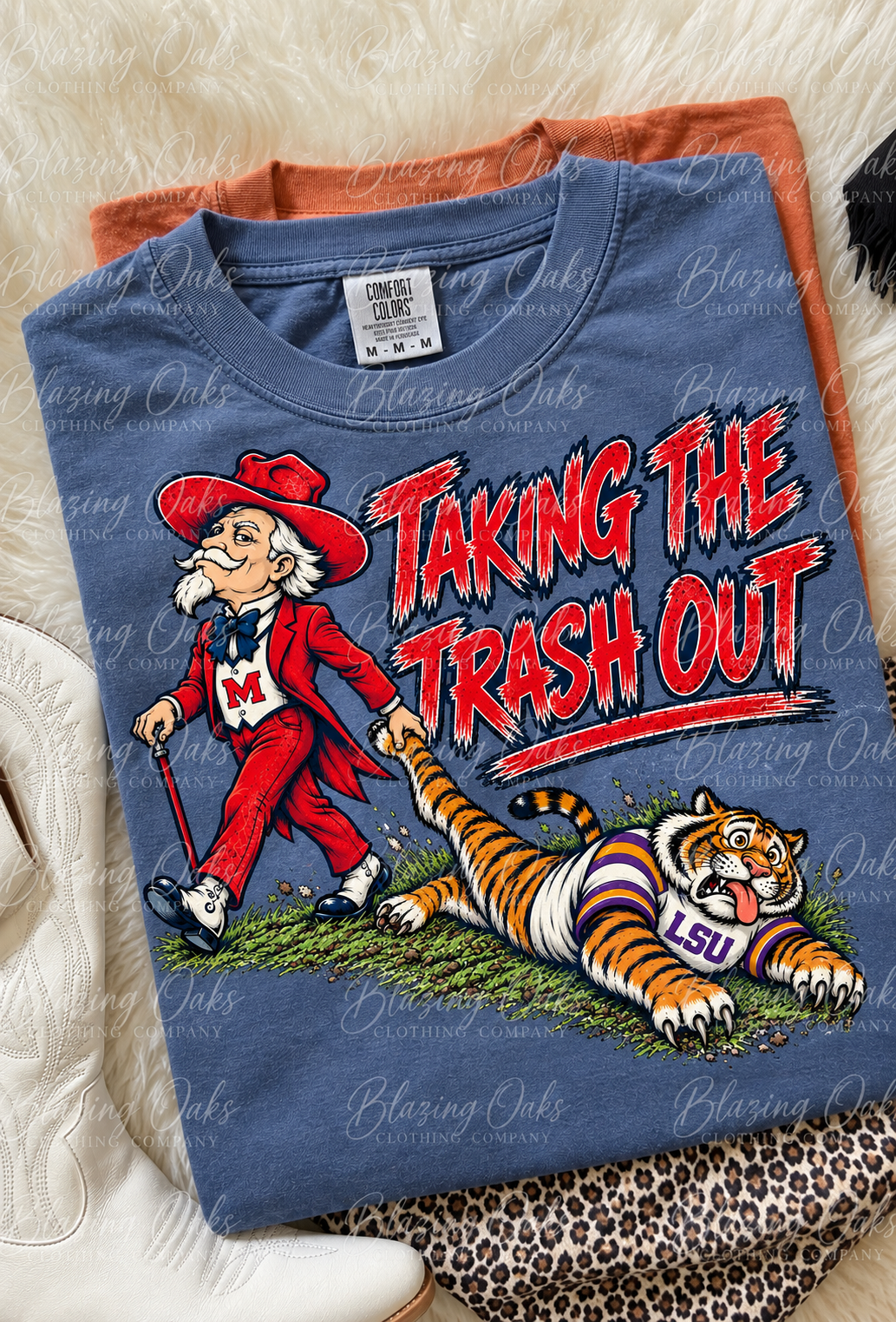 Ole Miss Taking the Trash Out Tiger Shirt