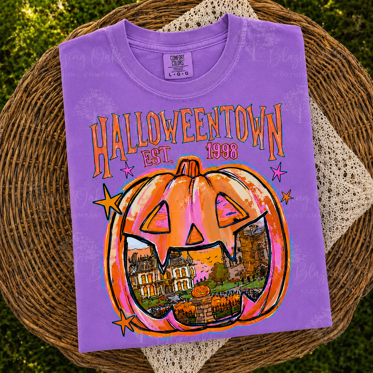 Preppy Halloweentown Short Sleeve Shirt