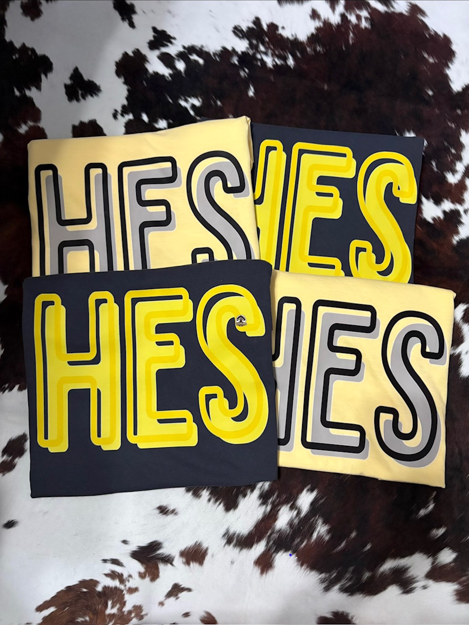 Black & Gold HES Short Sleeve Shirt