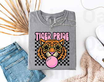Bubblegum Tiger Pride Short Sleeve Shirt
