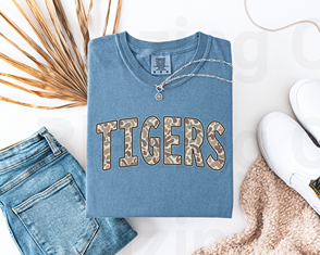 Camo Tigers Short Sleeve Shirt