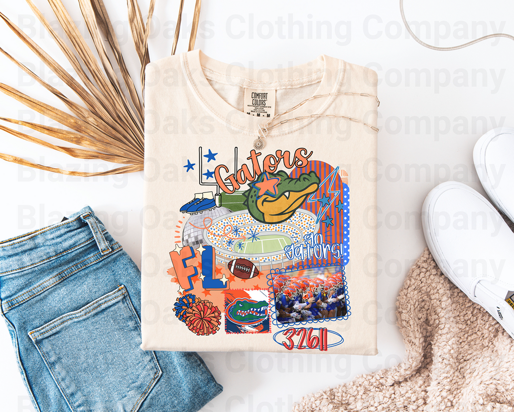 Florida Gators Collage Short Sleeve Shirt