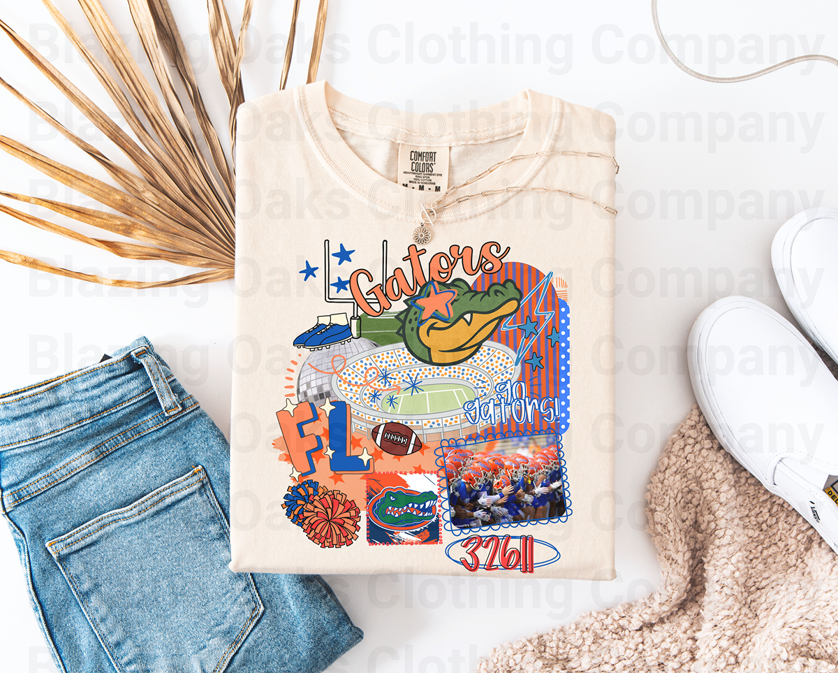 Florida Gators Collage Short Sleeve Shirt