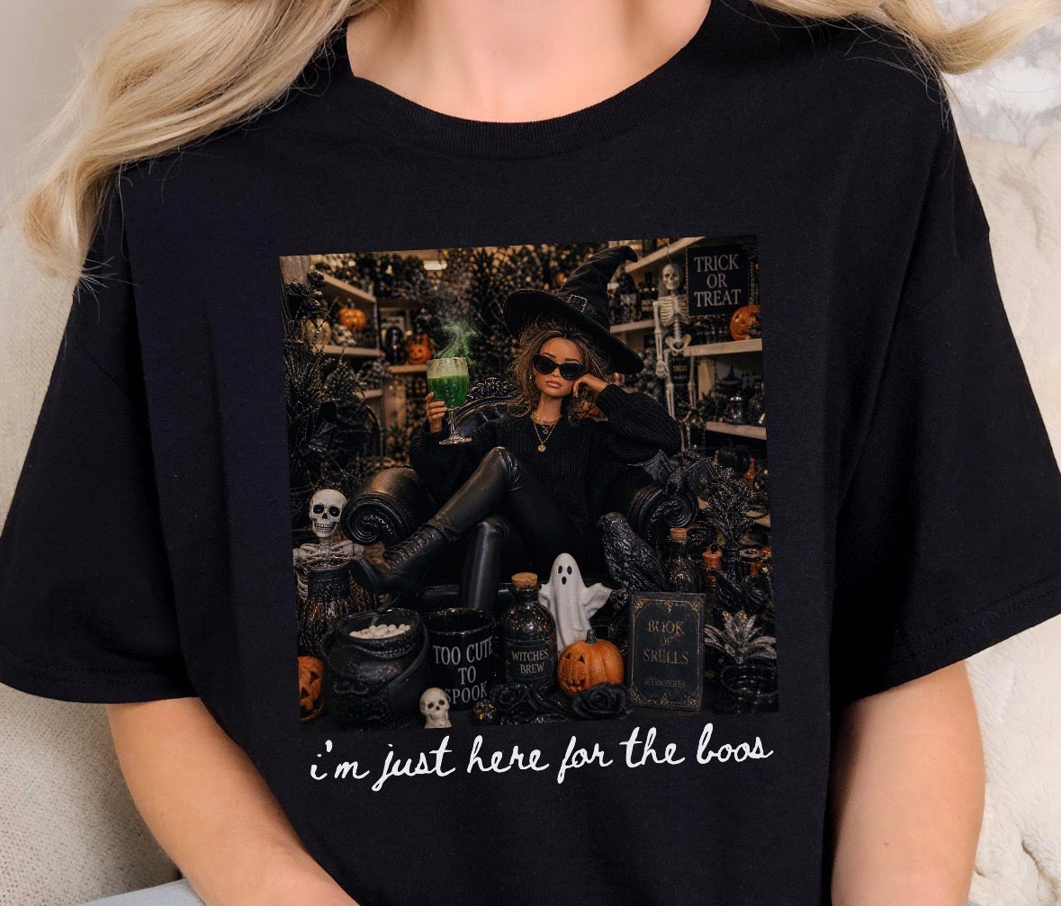 Just Here for the Boos Short Sleeve Shirt