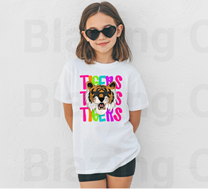 Neon Tigers Short Sleeve Shirt