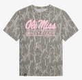 Pink Camo Ole Miss Short Sleeve Shirt