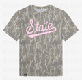 Pink Camo Mississippi State Short Sleeve Shirt