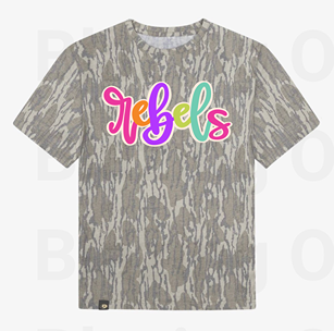 Preppy Neon Rebels Camo Shirt