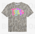 Preppy Neon Tigers Camo Shirt