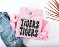 Striped Polka Dot Tigers Sweatshirt