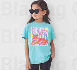 Striped Easy Tiger Short Sleeve Shirt