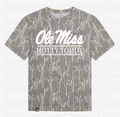 White Camo Ole Miss Short Sleeve Shirt
